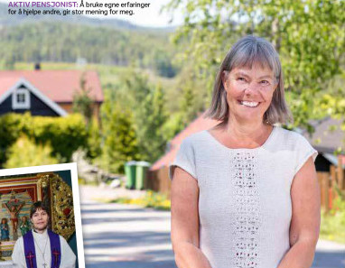 "Det begynner å ligne et liv" og pårørende Laila Riksaasen Dahl i Hjemmet