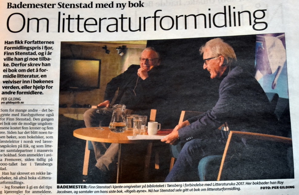 Prisvinner Stenstad med bok om litteraturformidling