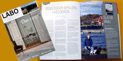 Ødelegger Frode Eie Larsen idyllen i Helgeroa? LABO-magasinet påstår dette...