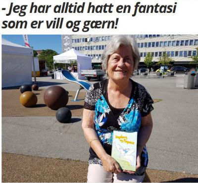 Astrid Dybing fra Sandefjord er ute med sin tredje bok "Ingeborg og Pegasus"